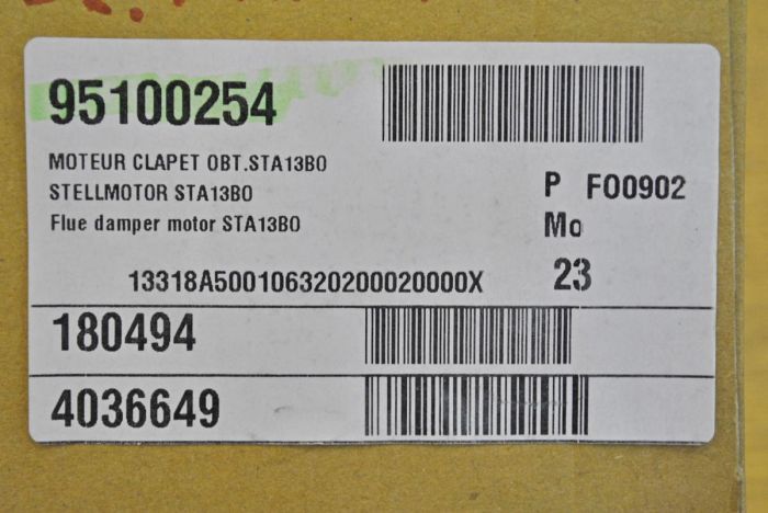 Привод заслонки OBT.STA13BO. De Dietrich 95100254