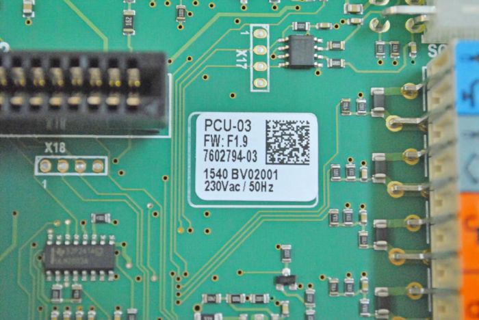 Плата PCU-03 + SU-01. De Dietrich S103278