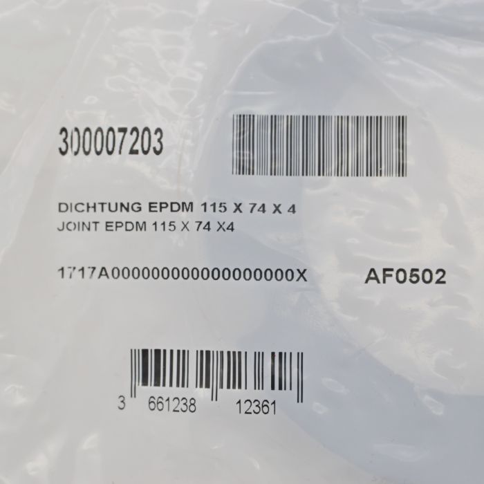 Прокладка D115x74x4. De Dietrich 300007203
