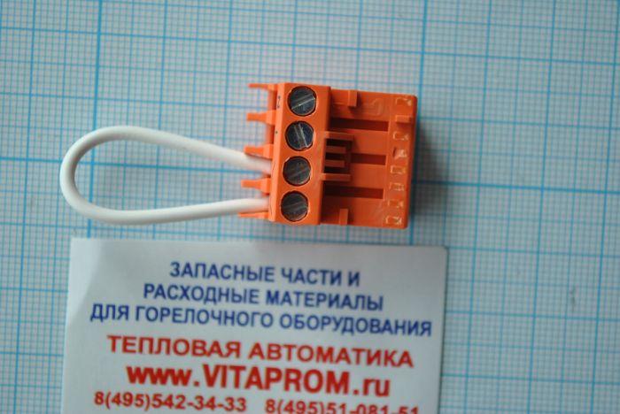 4-контактный установленный разъем VA + CS. De Dietrich 200006051