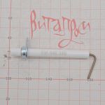 Электрод розжига -датчик ионизации. De Dietrich JJD008422570