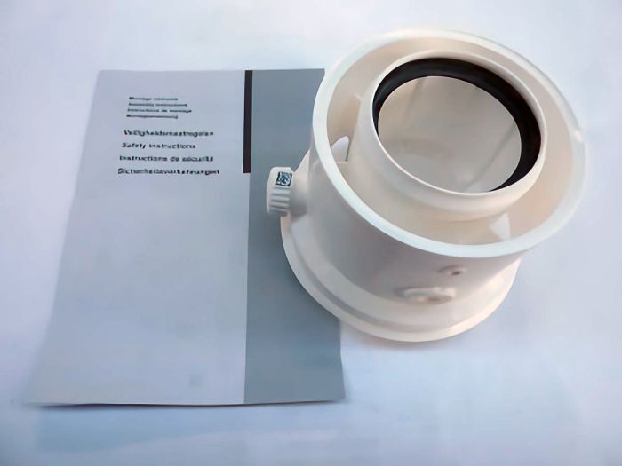 Переходник для уходящих газов 60/100 мм. De Dietrich S101689